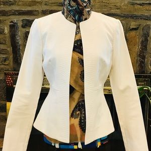 Adrienne Vittadini Cotton Blazer Size 2